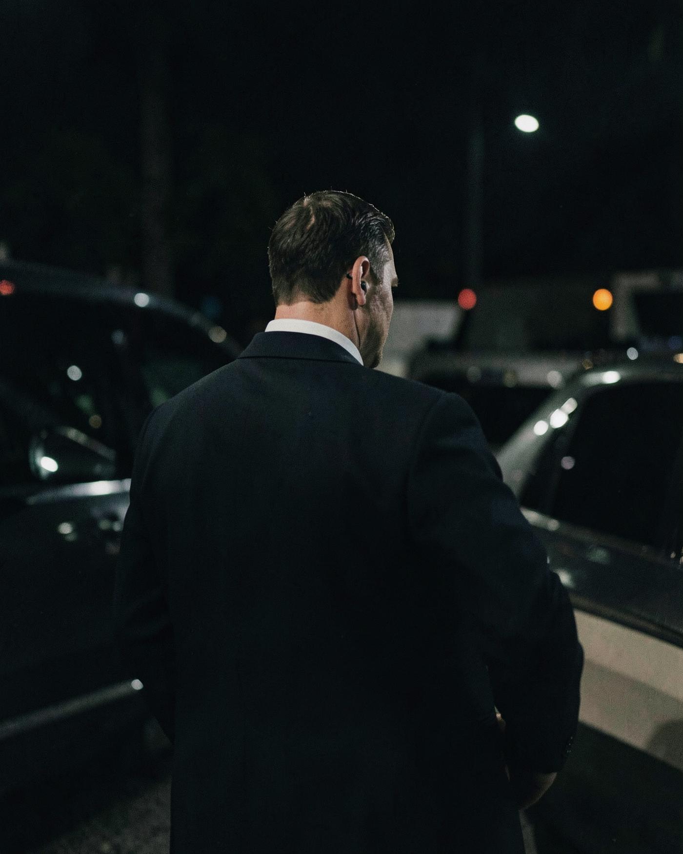 Discreet close protection at night